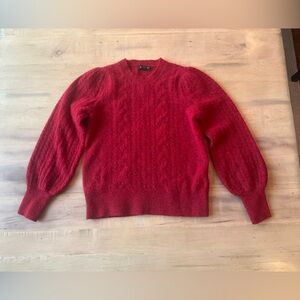 Banana Republic Red Knit Sweater